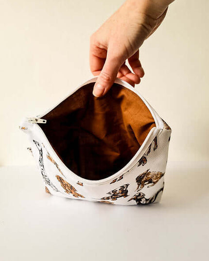 Lots of Dogs Handmade Cosmetics Bag