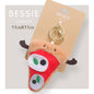 Plush Pizza Bag Charm - The Red Squirrel