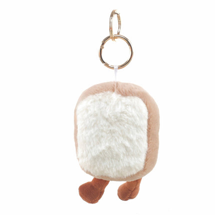 Plush Bread Toast Bag Charm by Bessie London