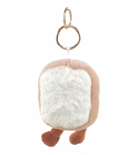 Plush Bread Toast Bag Charm by Bessie London