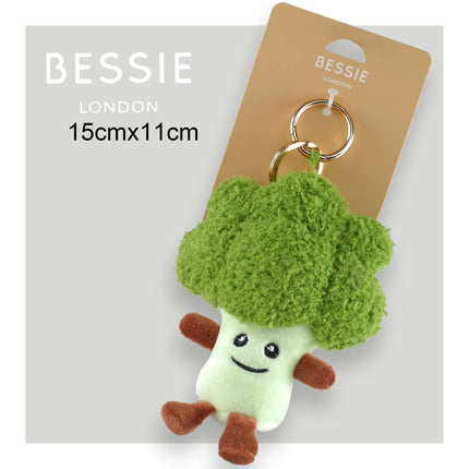 Plush Broccoli Bag Charm - Bessie London