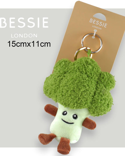 Plush Broccoli Bag Charm - Bessie London