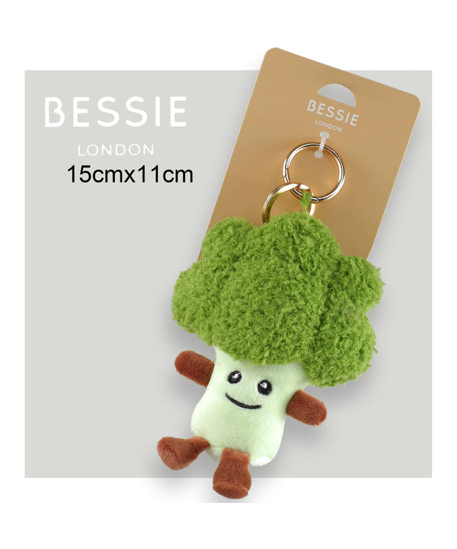 Plush Broccoli Bag Charm - Bessie London