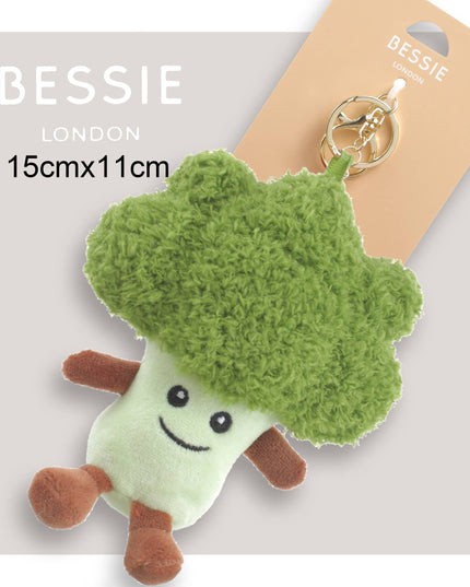 Plush Broccoli Bag Charm - Bessie London