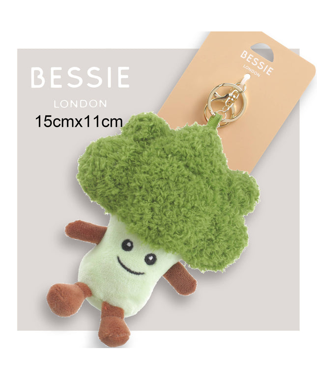 Plush Broccoli Bag Charm - Bessie London