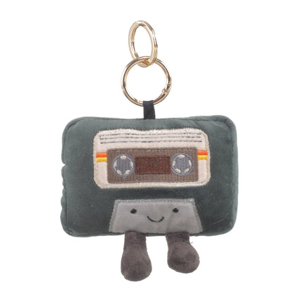 Retro Plush Cassette Bag Charm