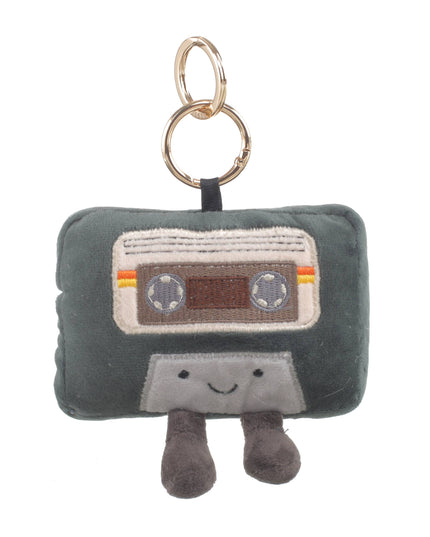 Retro Plush Cassette Bag Charm