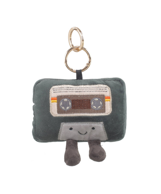 Retro Plush Cassette Bag Charm