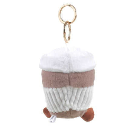 Plush Coffee Cup Bag Charm - Trendy Accessory