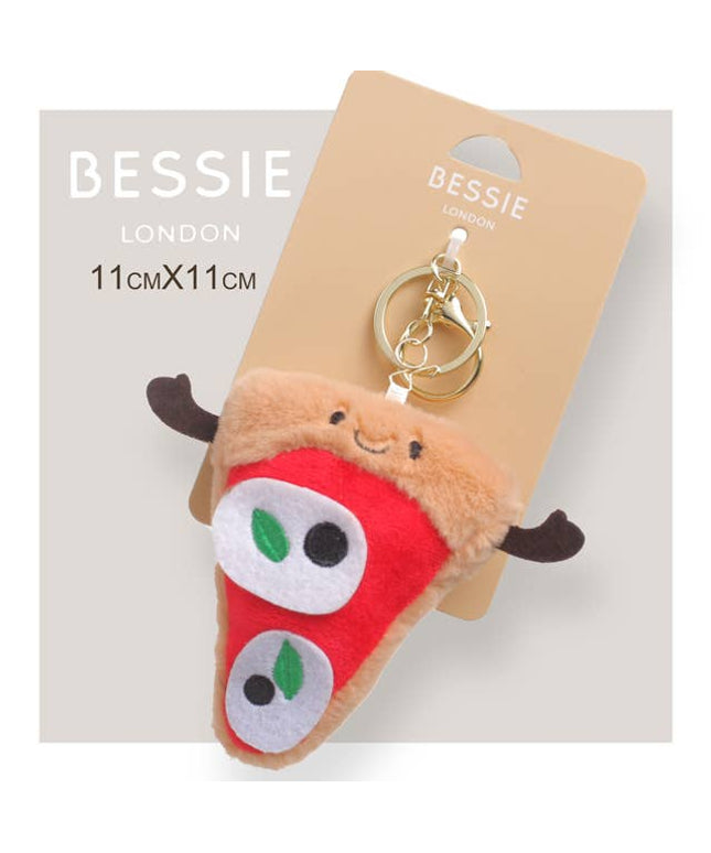 Plush Pizza Bag Charm - Bessie London