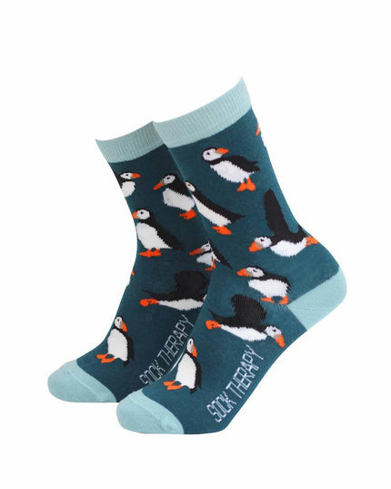 Puffin Design socks - Women's Bamboo Socks