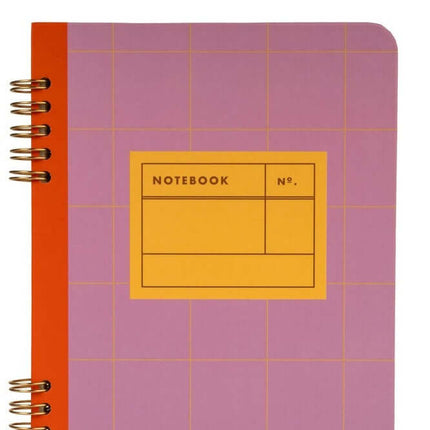 Spiral Bound A5 notebook - Kikkerland Purple