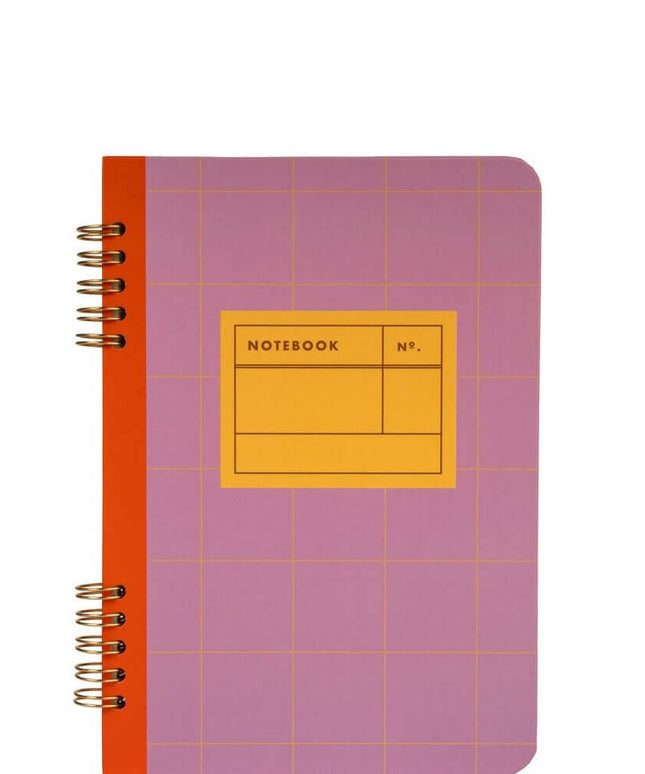 Spiral Bound A5 notebook - Kikkerland Purple