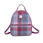 Harris Tweed Fuchsia Backpack - Pink/Fuchsia - The Red Squirrel