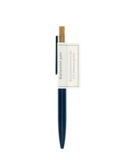 Recycled Aluminium Ballpoint Pen - Blue