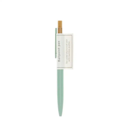 Recycled Aluminium Ballpoint Pen - Mint Green