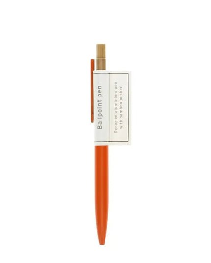 Recycled Aluminium Ballpoint Pen - Orange