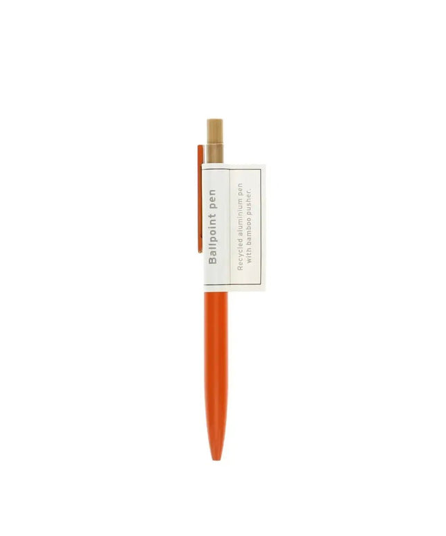 Recycled Aluminium Ballpoint Pen - Orange