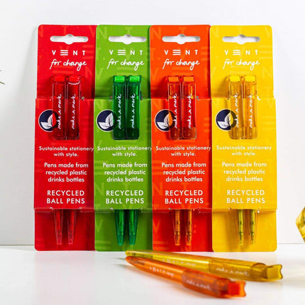 Recycled Pens - made from recycled drinks bottles