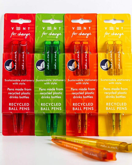 Recycled Pens - made from recycled drinks bottles