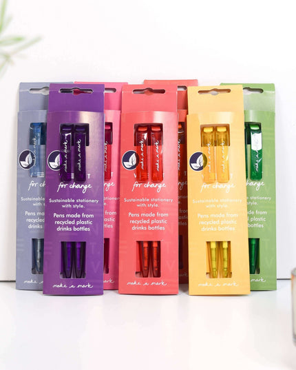 Recycled Pens - made from recycled drinks bottles