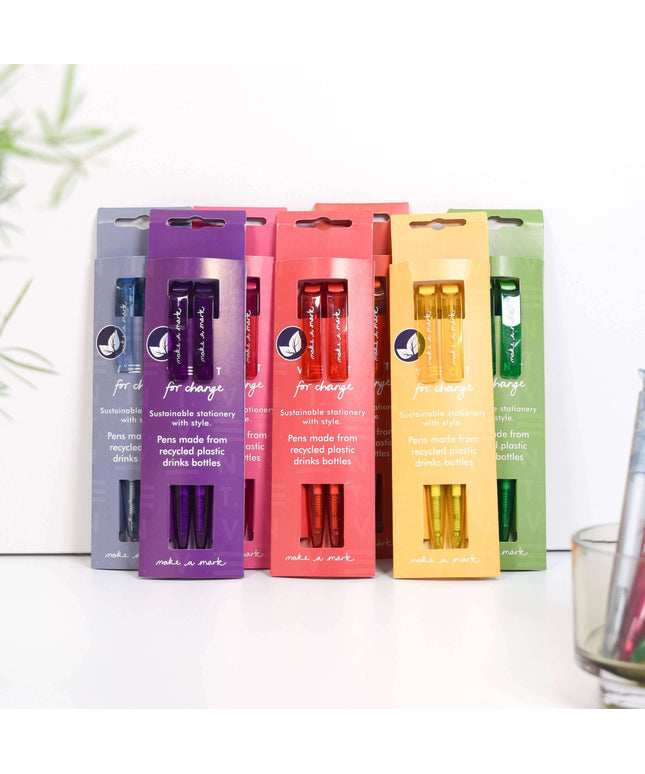 Recycled Pens - made from recycled drinks bottles