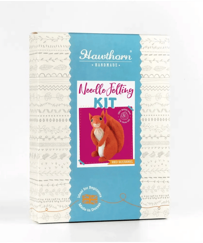 Red Squirrel Needle Felting Kit | Beginner Craft Kit