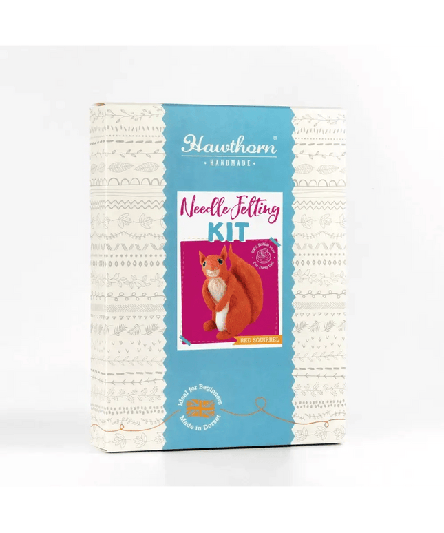 Red Squirrel Needle Felting Kit | Beginner Craft Kit