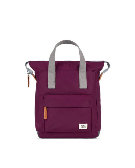 ROKA London Bantry Backpack in Royal Burgundy Nylon