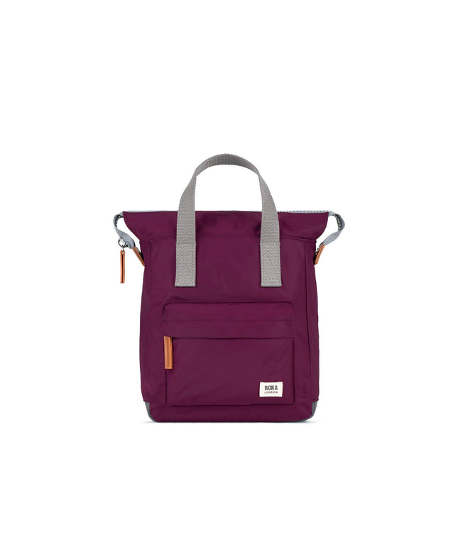 ROKA London Bantry Backpack in Royal Burgundy Nylon