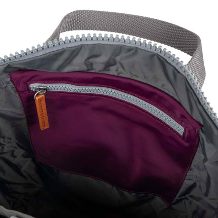 ROKA London Canfield Backpack in Royal Burgundy Nylon
