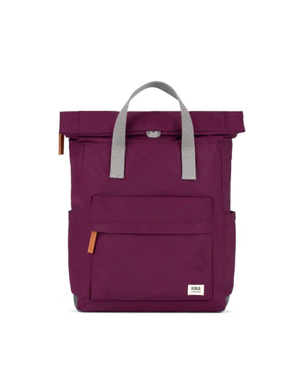 ROKA London Canfield Backpack in Royal Burgundy Nylon