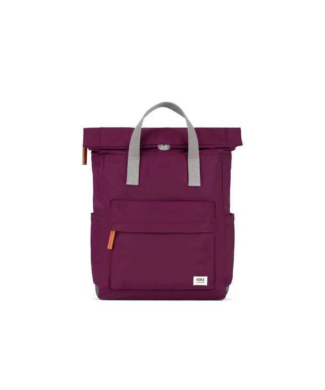 ROKA London Canfield Backpack in Royal Burgundy Nylon