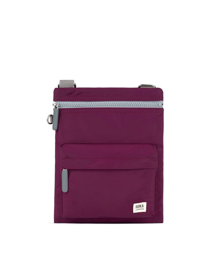 ROKA London Chelsea B Crossbody Bag in Royal Burgundy Nylon