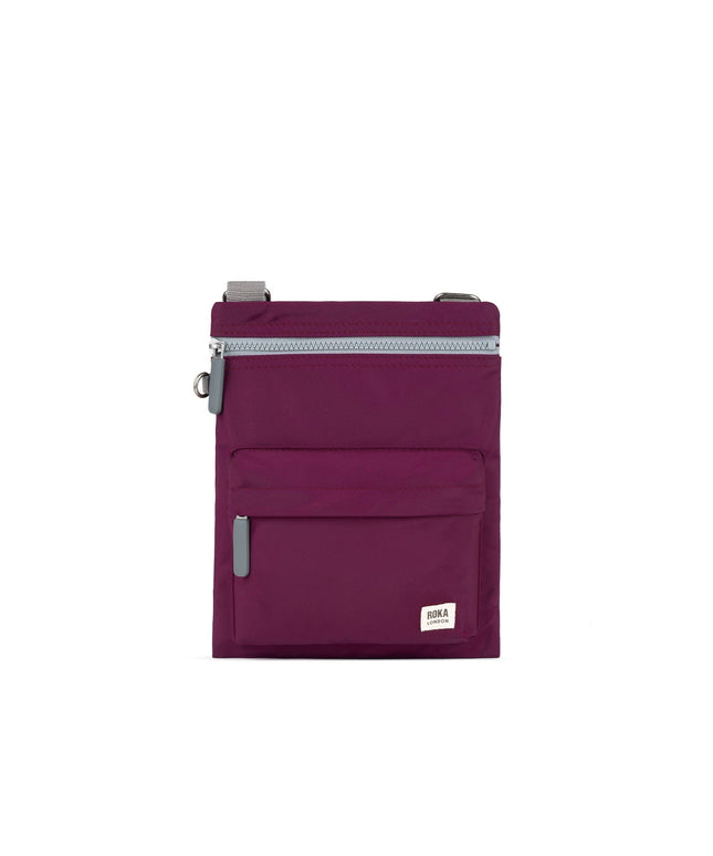 ROKA London Chelsea B Crossbody Bag in Royal Burgundy Nylon