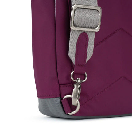 ROKA London Willesden Sling Bag in Royal Burgundy Nylon