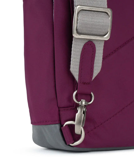 ROKA London Willesden Sling Bag in Royal Burgundy Nylon