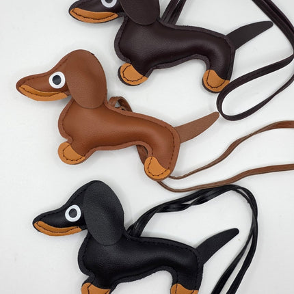Sausage dog bag charms