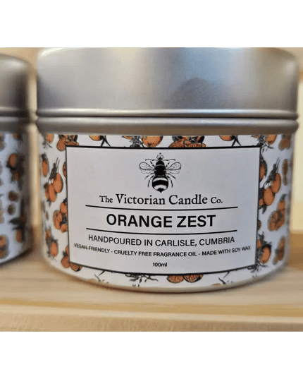 Hand-Poured Luxury Scented Candles Orange Zest