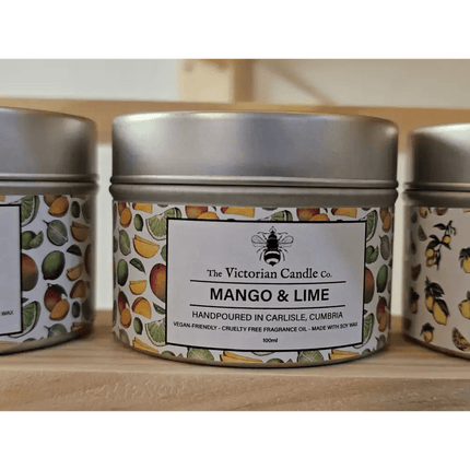 Hand-Poured Luxury Scented Candles Mango and Lime