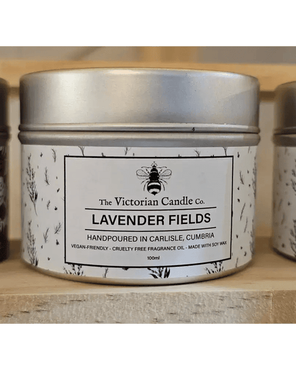 Hand-Poured Luxury Scented Candles Lavender Fields
