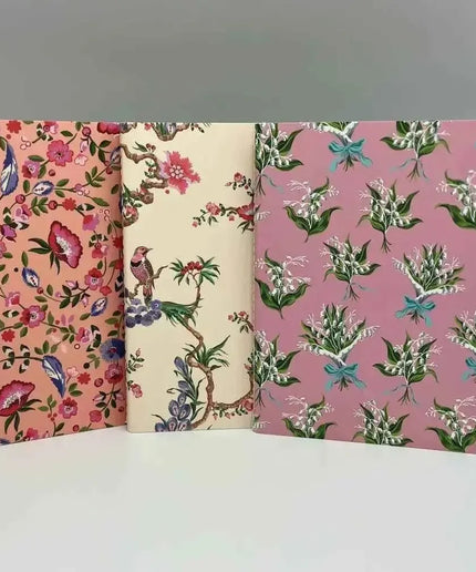Set of 3 A6 notebooks Birds and Flowers Design - Cath Kidston