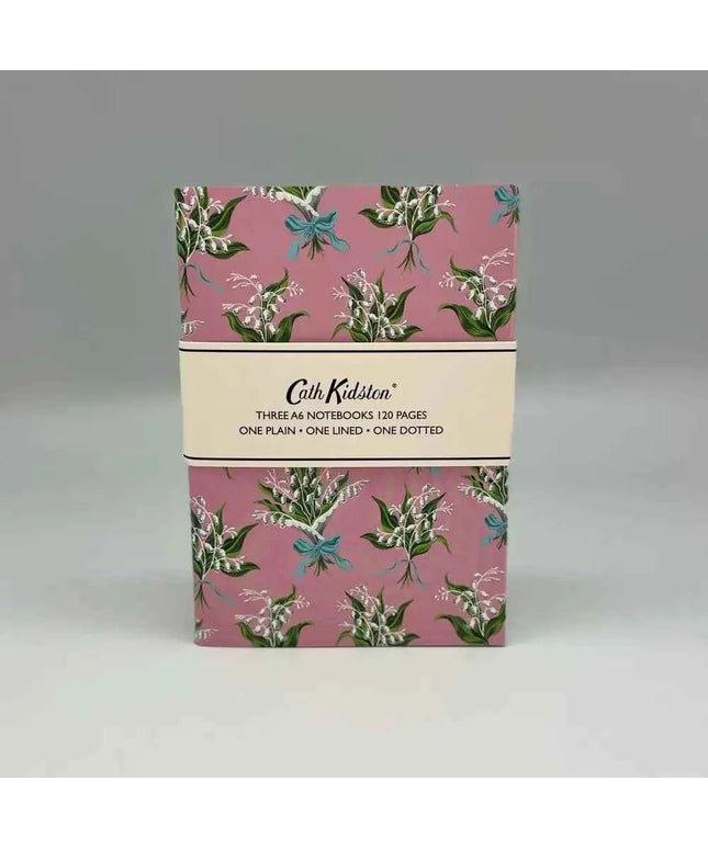 Set of 3 A6 notebooks Birds and Flowers Design - Cath Kidston