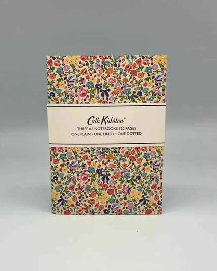 Set of 3 A6 notebooks Floral designs - Cath Kidston