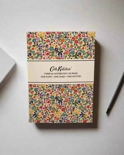 Set of 3 A6 notebooks Floral designs - Cath Kidston