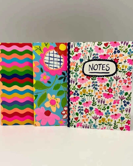 Set of 3 A6 notebooks - Paper Salad - Notes