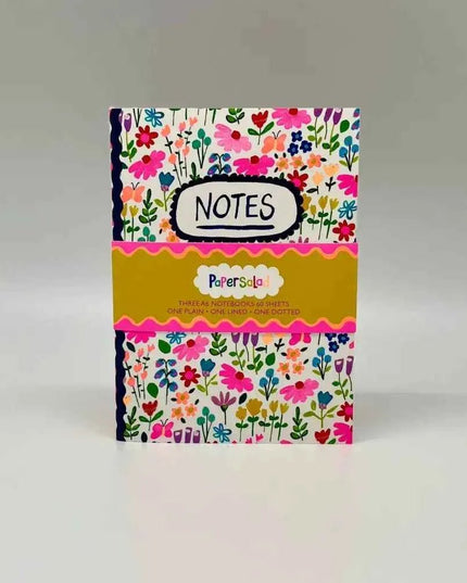 Set of 3 A6 notebooks - Paper Salad - Notes