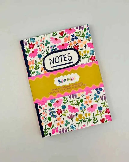 Set of 3 A6 notebooks - Paper Salad - Notes