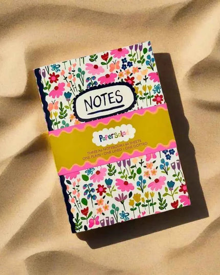 Set of 3 A6 notebooks - Paper Salad - Notes