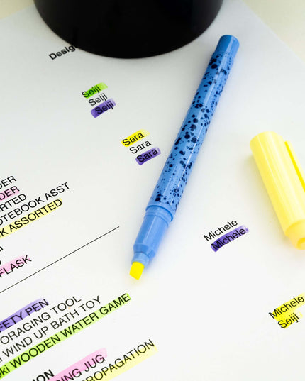 Set of 4 Erasable Highlighters - Kikkerland